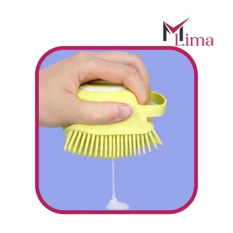 Esponja de Silicone para Banho Massageador Dispensador gel banho - Photo 3