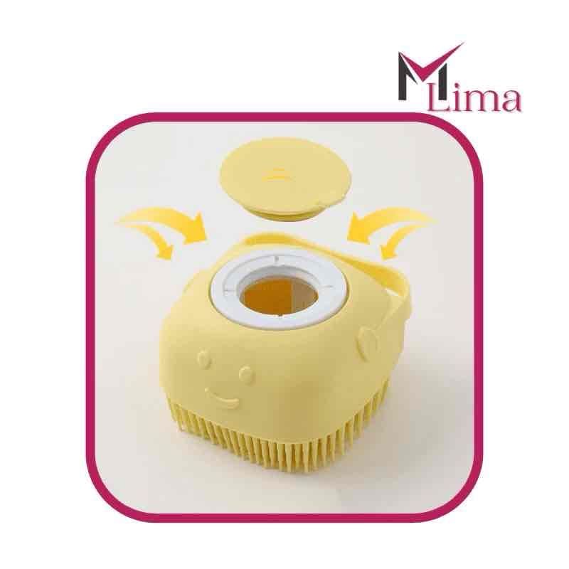 Esponja de Silicone para Banho Massageador Dispensador gel banho - Photo 5